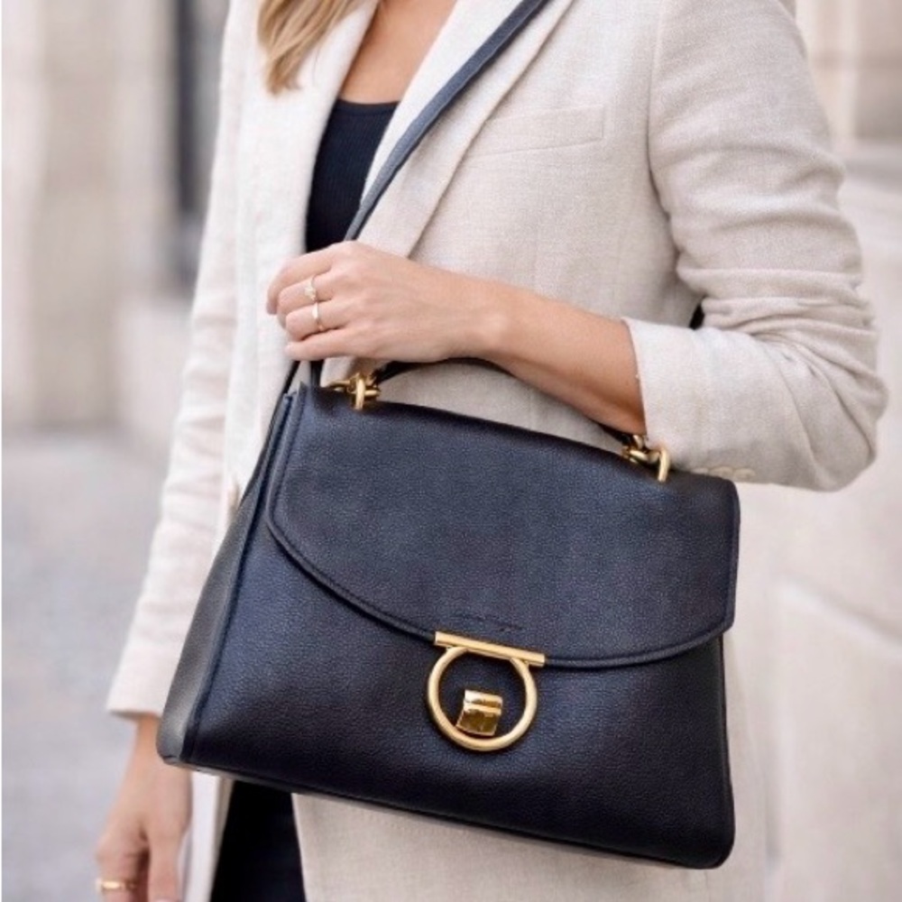 Salvatore Ferragamo Gancini Bag + scarf - Picture 2 of 16